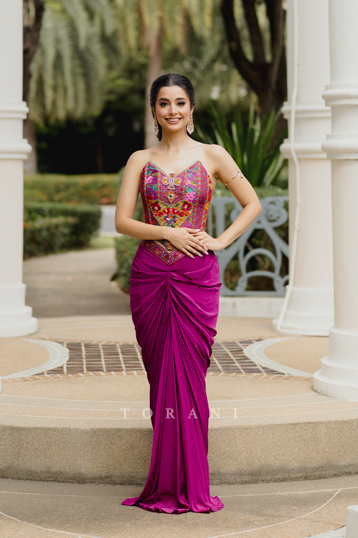 Sureena Sachdev in our Dil Kusha Ursa Corset Set