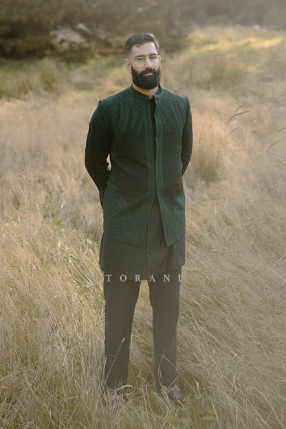 Navjot Virk in our Custom Siyahi Imam Bandi Set