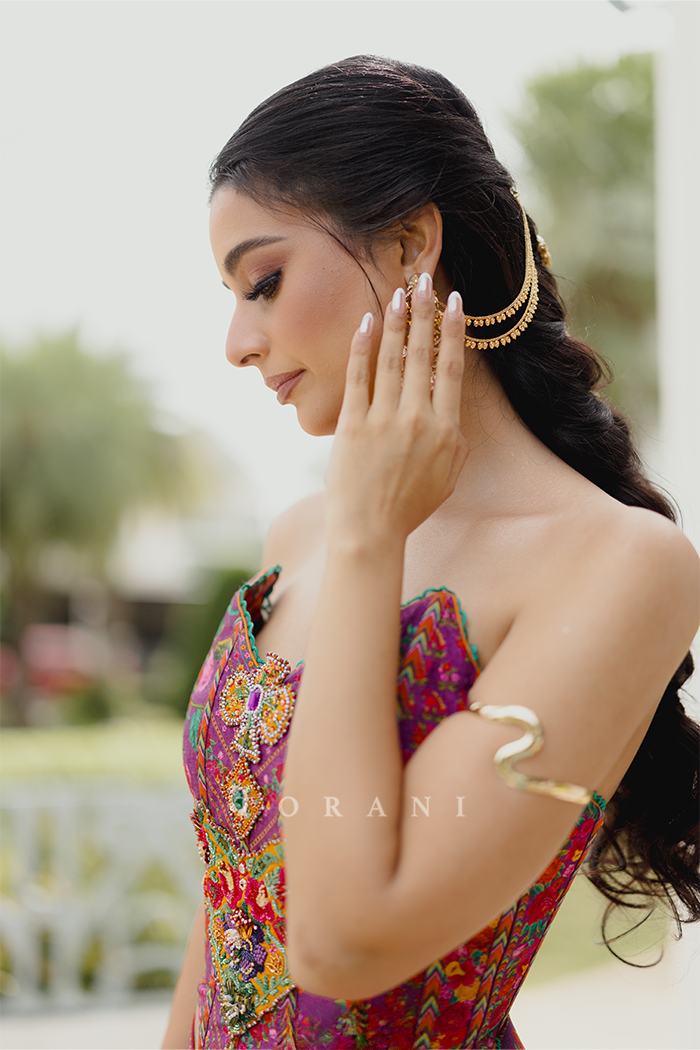 Sureena Sachdev in our Dil Kusha Ursa Corset Set