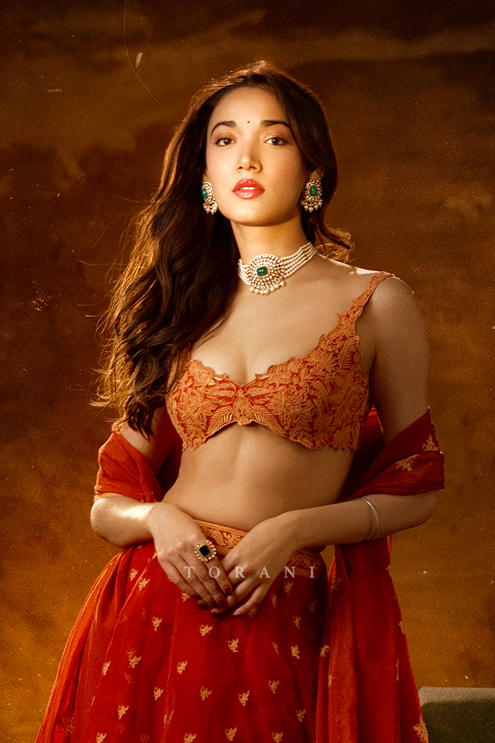 Medha Shankr in our Kunkumi Avani Lehenga Set