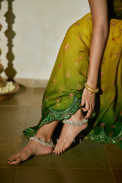 Mrunal Thakur in our Chitrangi Ziya Saree Set