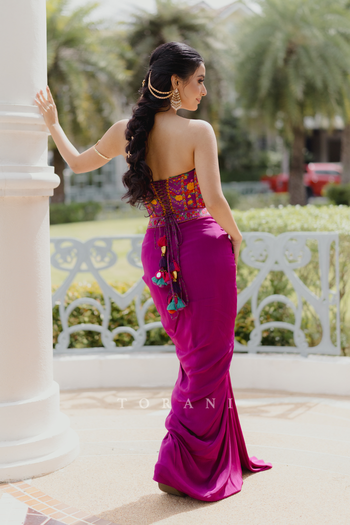 Sureena Sachdev in our Dil Kusha Ursa Corset Set