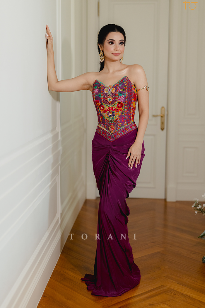 Sureena Sachdev in our Dil Kusha Ursa Corset Set