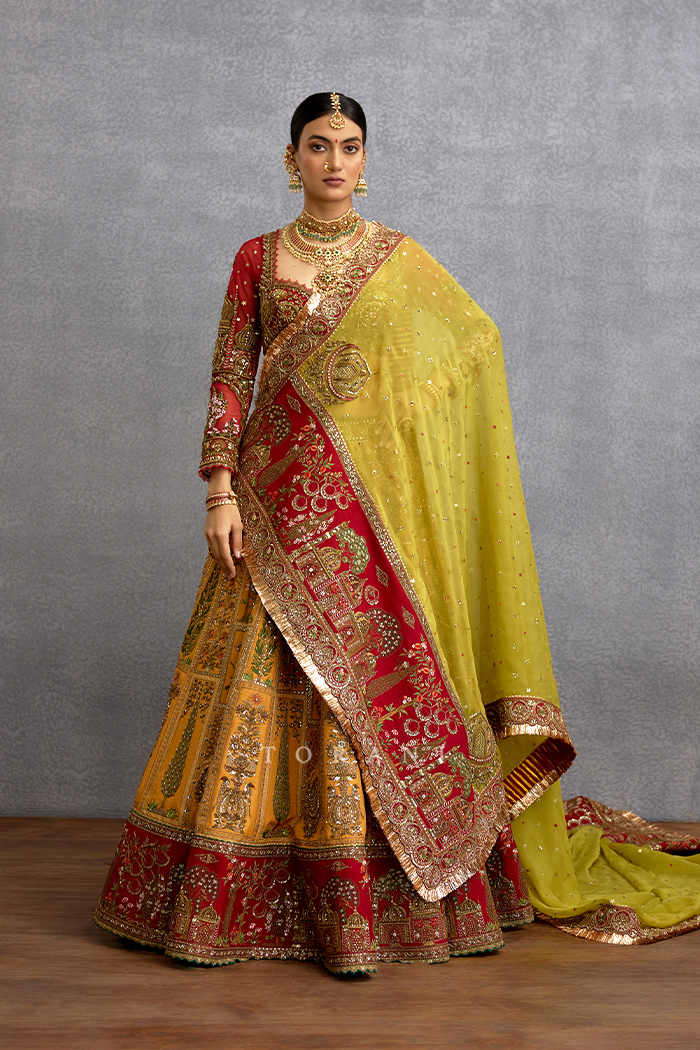 Zarqash Sidra Lehenga Set