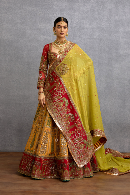 Zarqash Sidra Lehenga Set