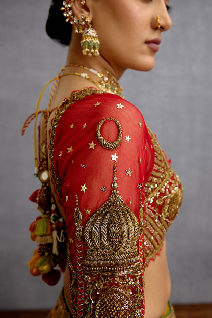 Zarqash Sidra Lehenga Set