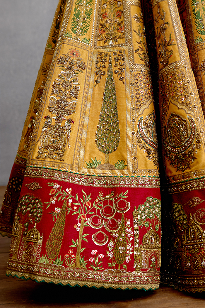 Zarqash Sidra Lehenga Set