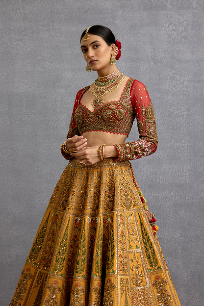Zarqash Sidra Lehenga Set