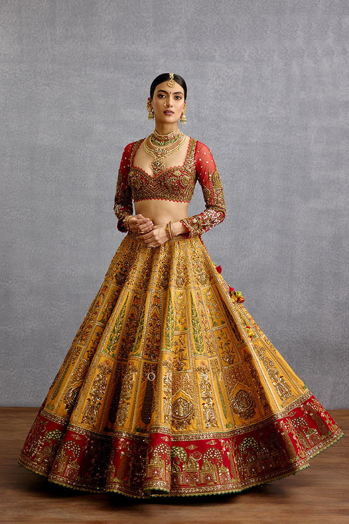 Zarqash Sidra Lehenga Set