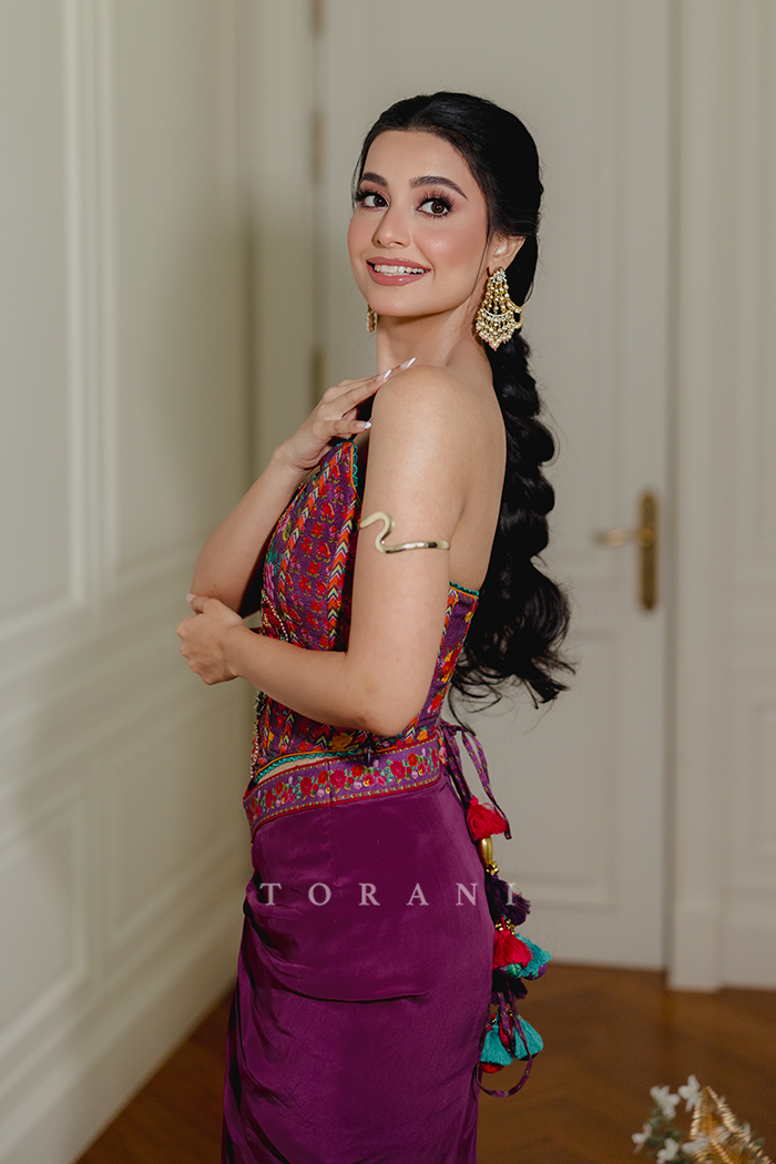 Sureena Sachdev in our Dil Kusha Ursa Corset Set