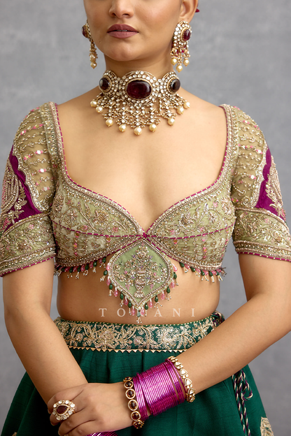 Rangbahaar Kinza Lehenga Set