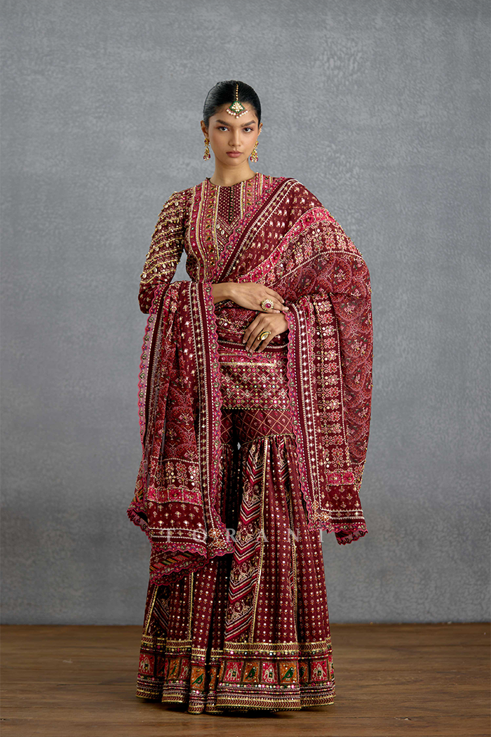 Zeenat Virasa Sharara Set