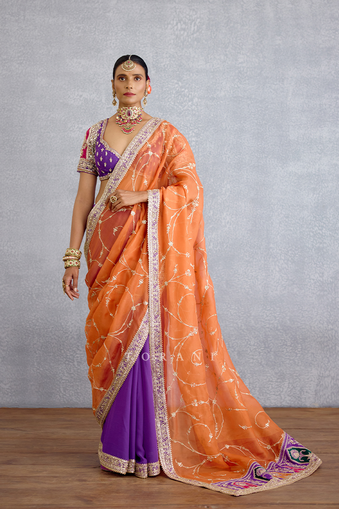 Zafrani Irfa Saree