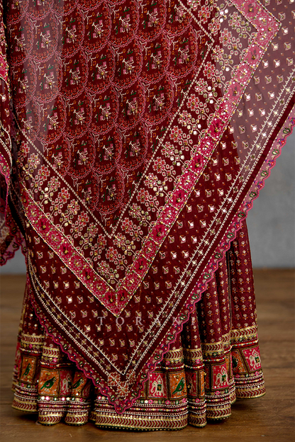 Zeenat Virasa Sharara Set