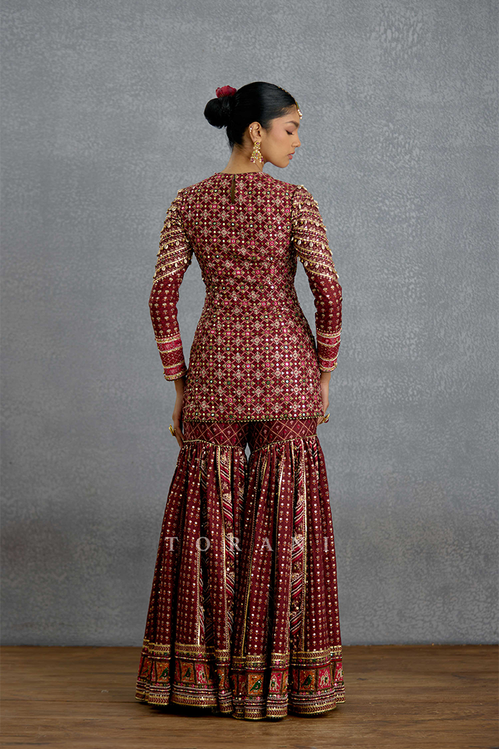 Zeenat Virasa Sharara Set