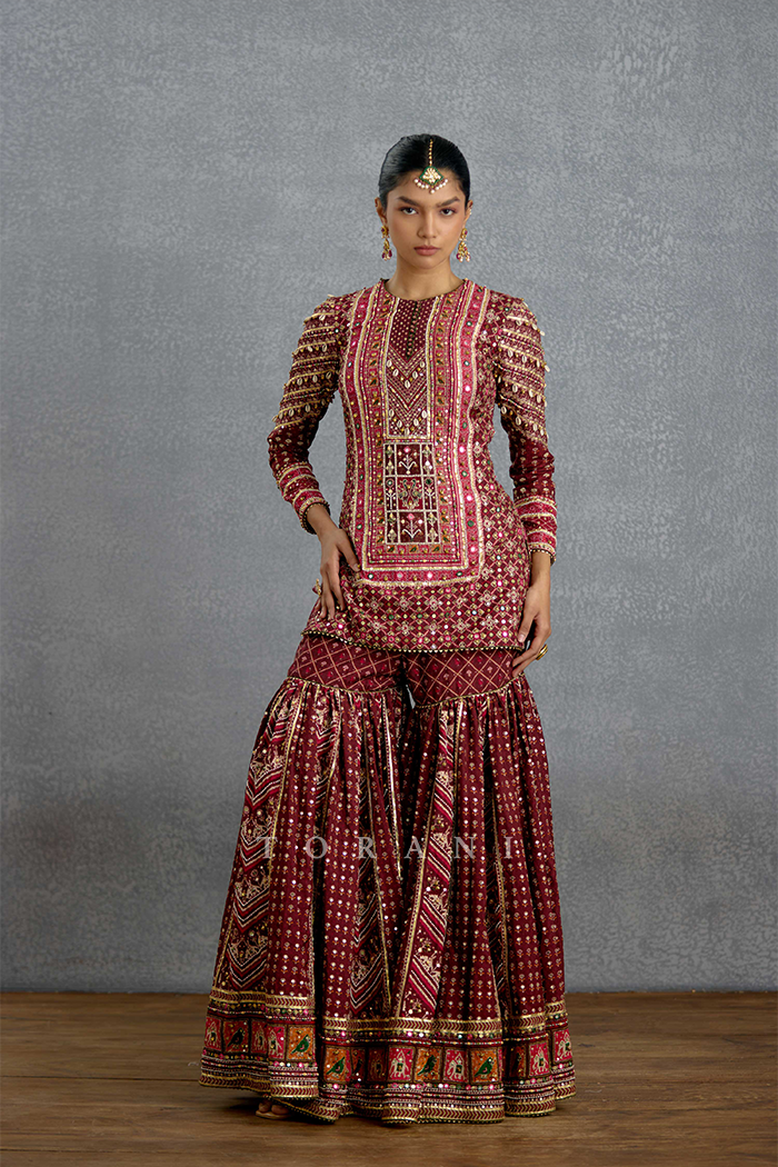 Zeenat Virasa Sharara Set