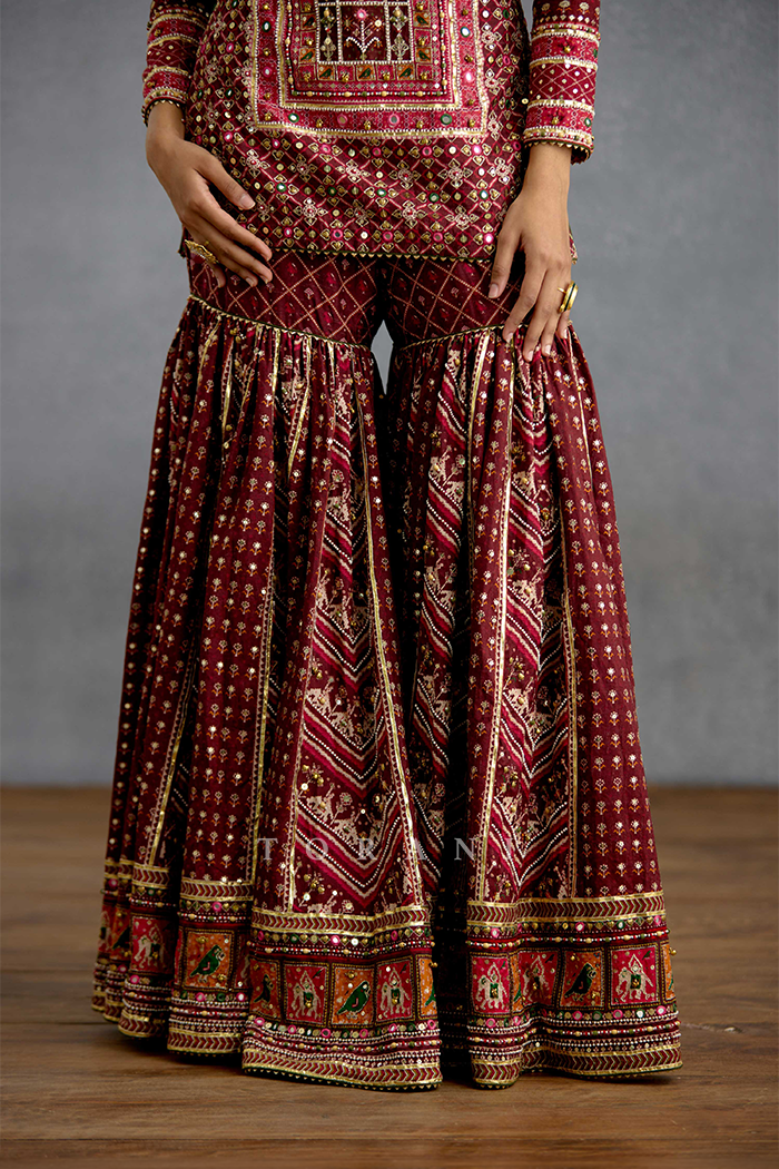 Zeenat Virasa Sharara Set