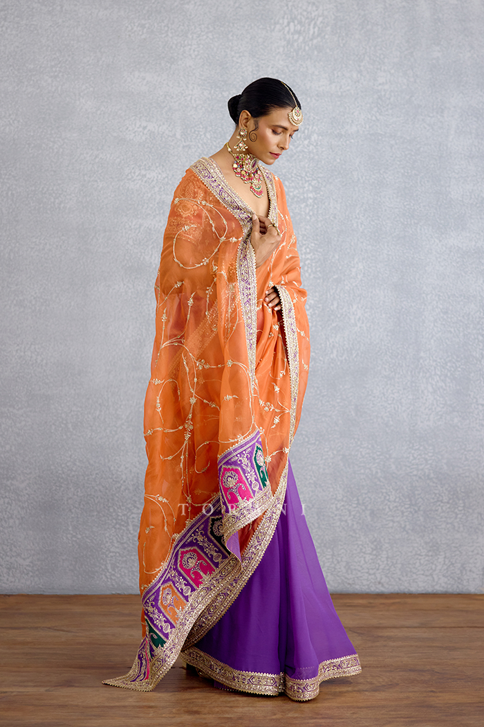 Zafrani Irfa Saree