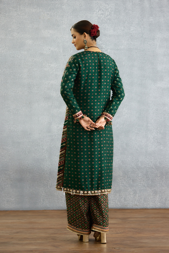 Trinaja Surkhi Pranshi Kurta Set