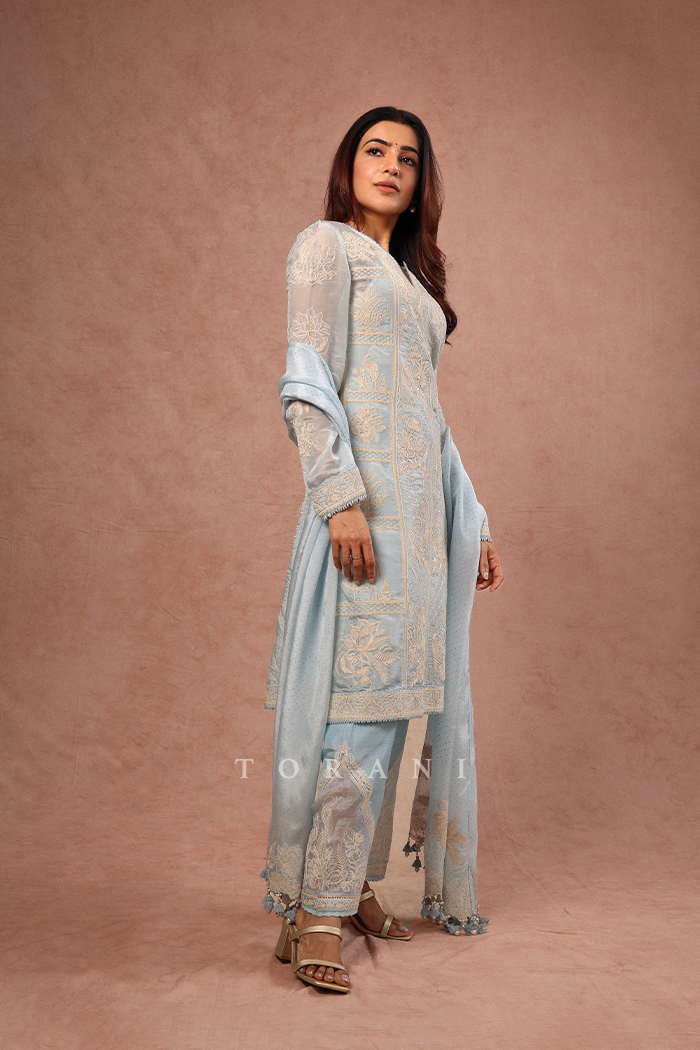 Samantha Ruth Prabhu in our Pushkar Samrina Kurta Set