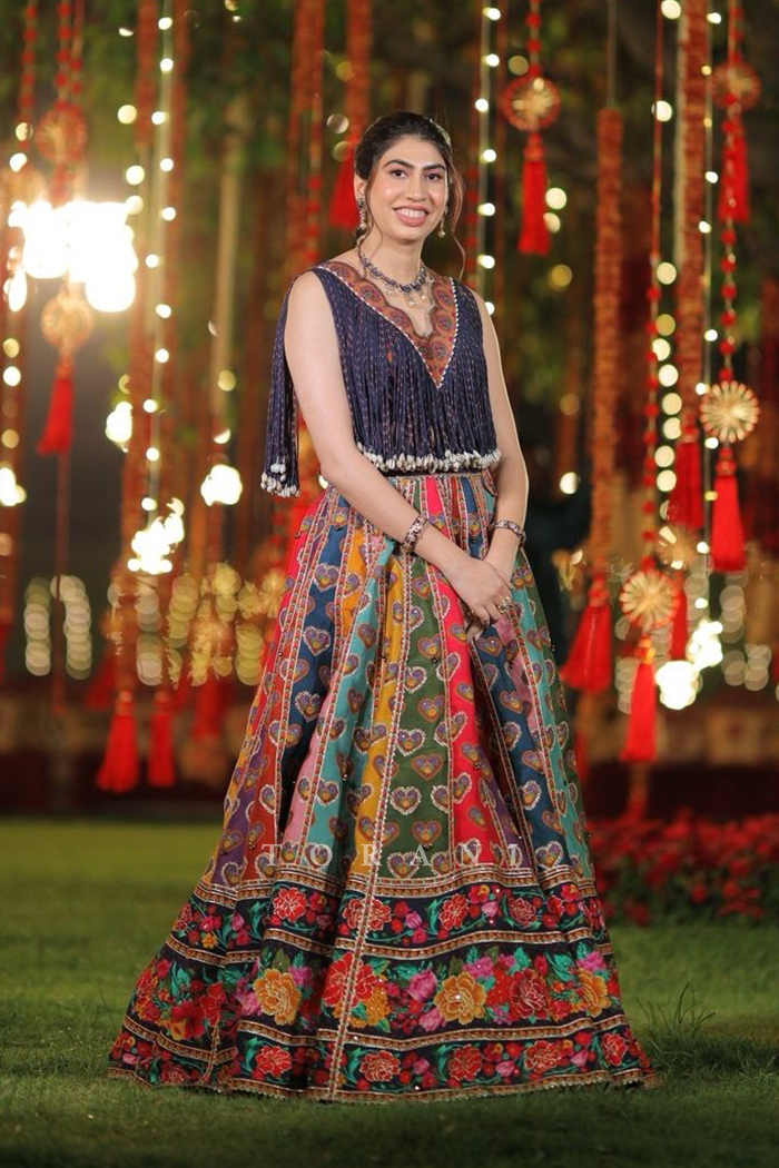Shivangi Bhadani  in our Dil Rang Jiva Lehenga Set