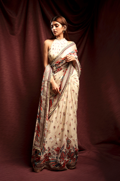 Sreeleela in our Coromandel Pravya Saree Set