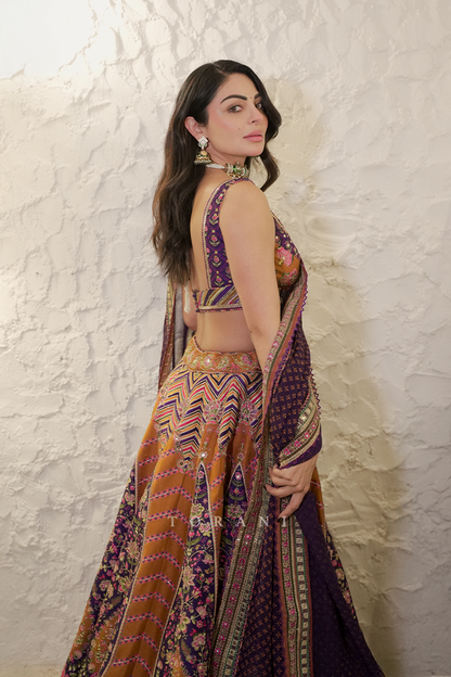 Neeru Bajwa in our Komudika Kaavya Lehenga Set