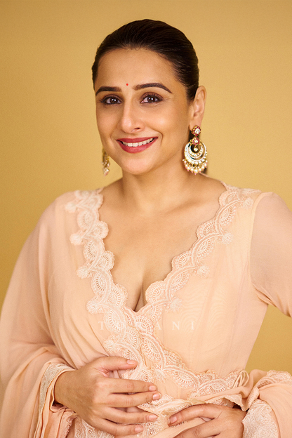 Vidya Balan in our Gul-Mohar Prisha Anarkali Set