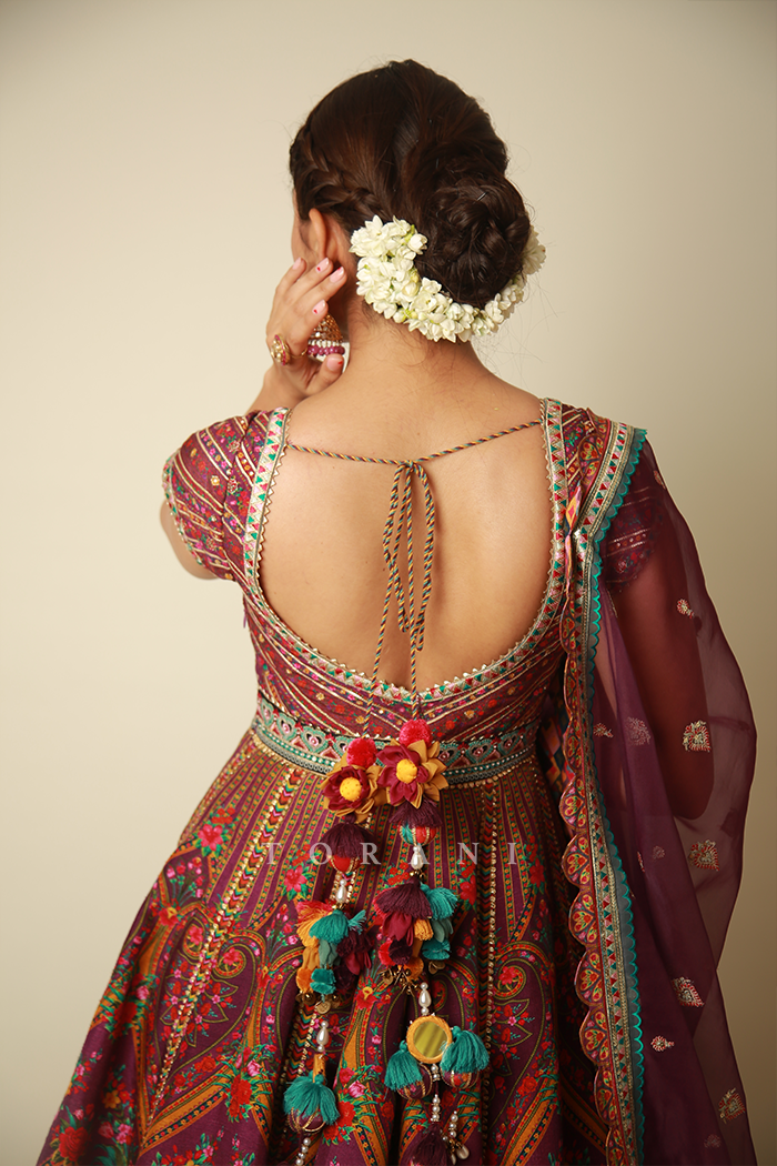 Mrunal Thakur In Our Dil Kusha Zaiba Anarkali Set