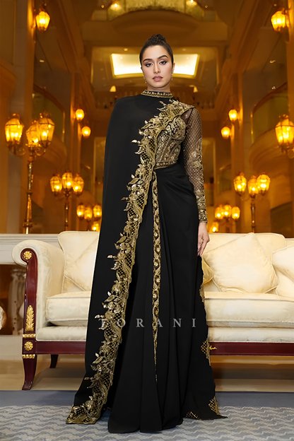 Shraddha Kapoor in our Siyaahi Aadhira Corset Set