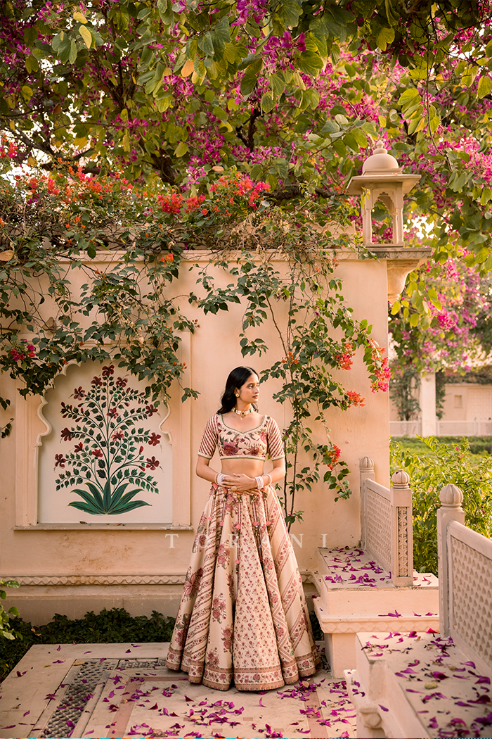 Urvashi Sania Bishnoi In Our Kasturi Waheeda Lehenga Set