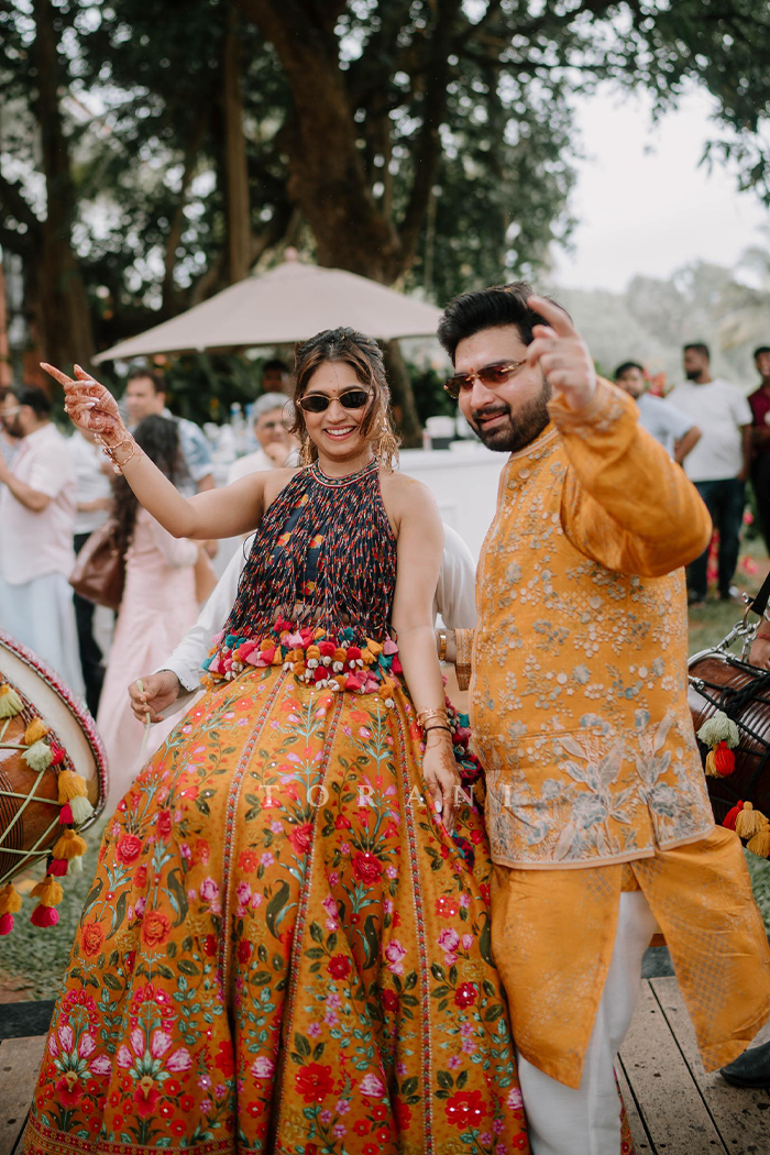 Anisha Mahajan in our Dil-Seher Jharonka Lehenga Set