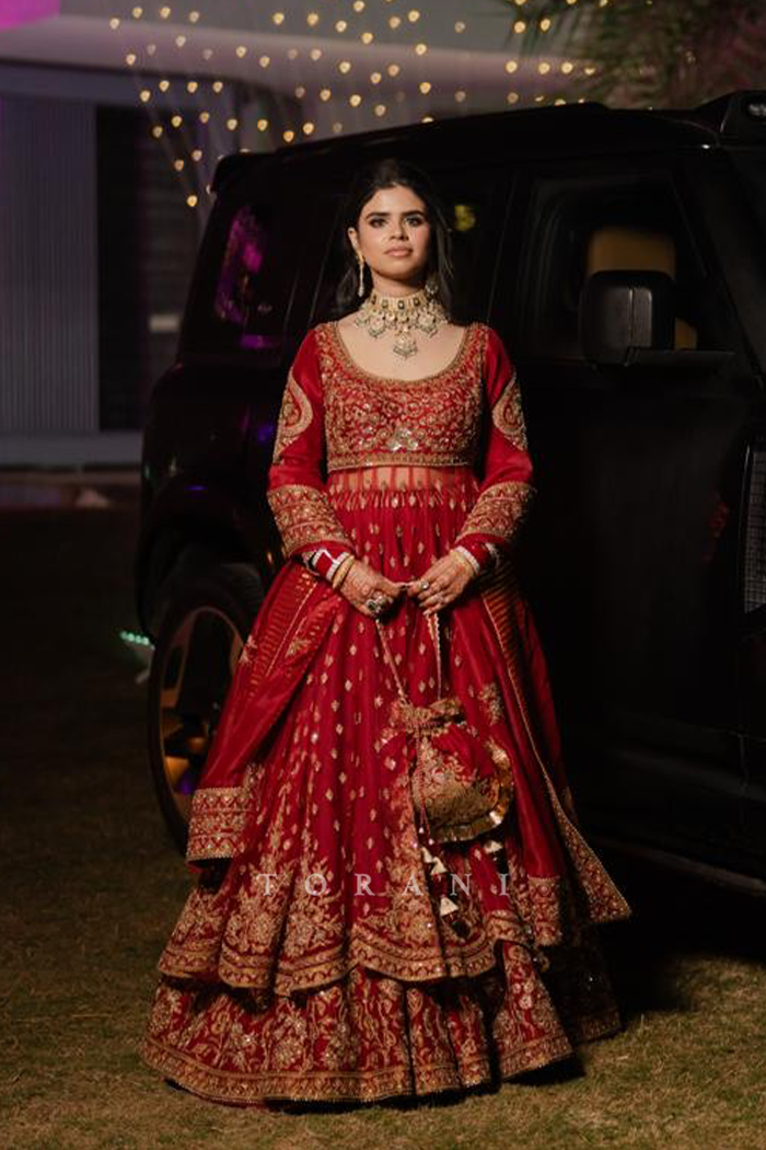 Mannat Malhi in our Shamse Raazi Nilofer Anarkali Set