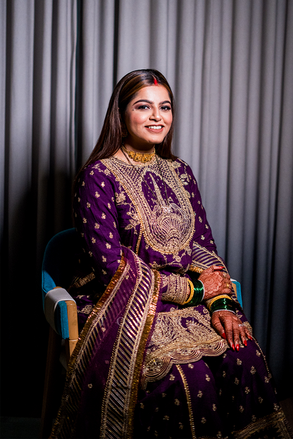 Ankita Keswani in our Gul-Rez Meera Sharara Set