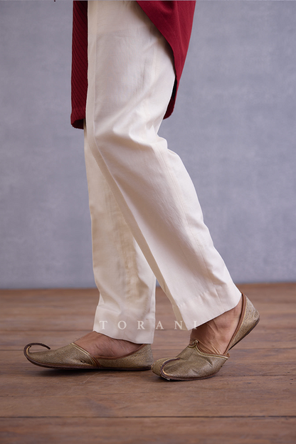 Qarmazi Parthik Kurta Set