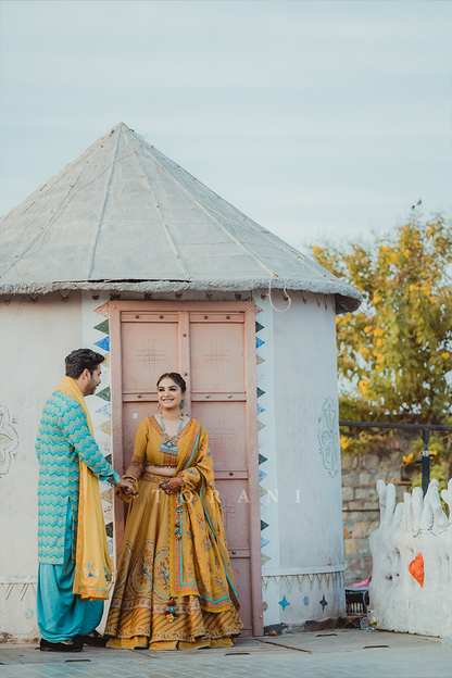 Srishti In Our Sunehra Padmini Lehenga Set
