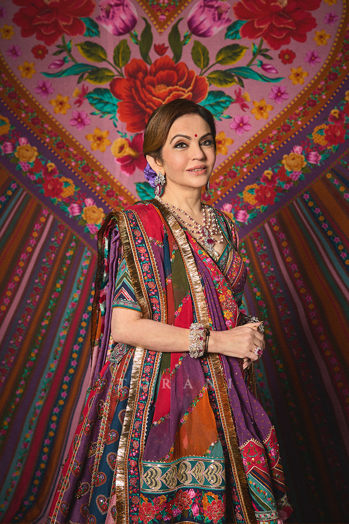 Neeta Ambani, Shloka, Radhika and Isha Ambani redefine saree blouse trends with sequins, zari and modern cuts this festive season  – Check photos