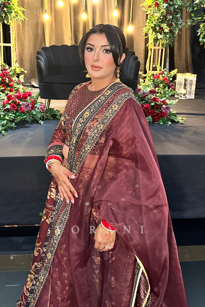 Sarbie Gill In Our Gulnar Khurshid Lehenga Set