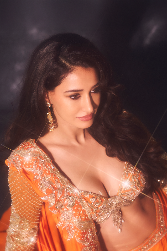 Disha Patani in our Santree Ruhaani Saree Set