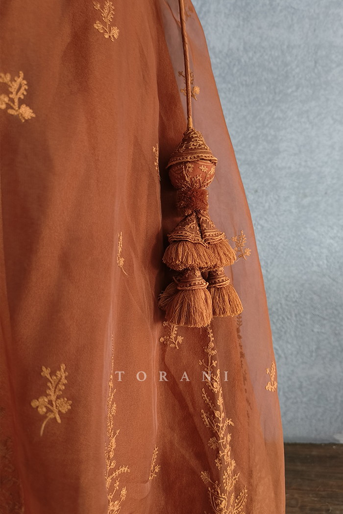 SALE - Naranji Gurleen Lehenga Skirt