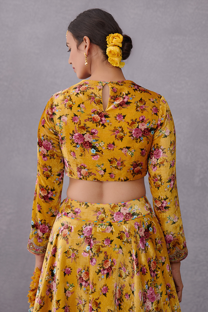 Sunehra Makhmal Kiranpreet Blouse