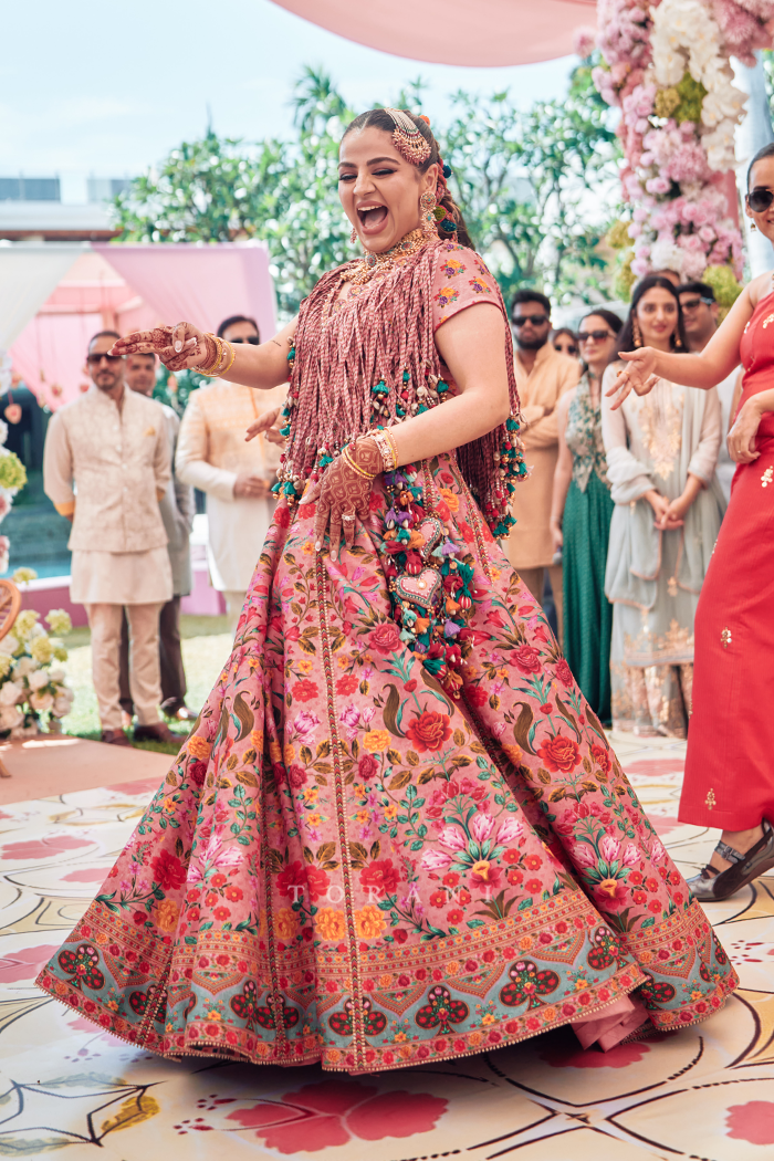 Kudrat Handa in our Dil Ruba Bhavi Lehenga Set