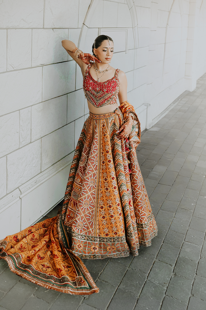 Naveen Minhaas in our Kanak Meher Lehenga Set