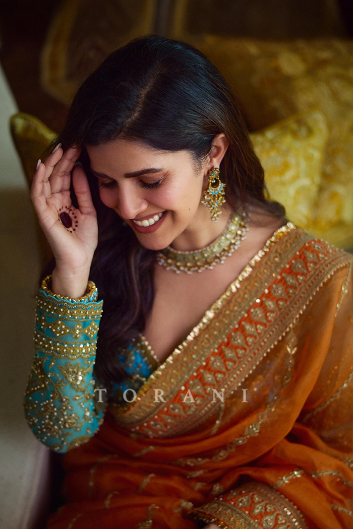 Nimrat Kaur In Our Pukhraj Ramani Saree Set