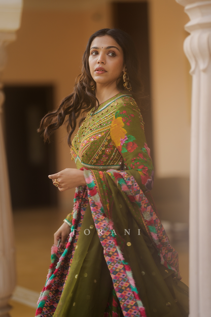 Shriya Pilgaonkar in our Dil Saaz Zareen Anarkali Set
