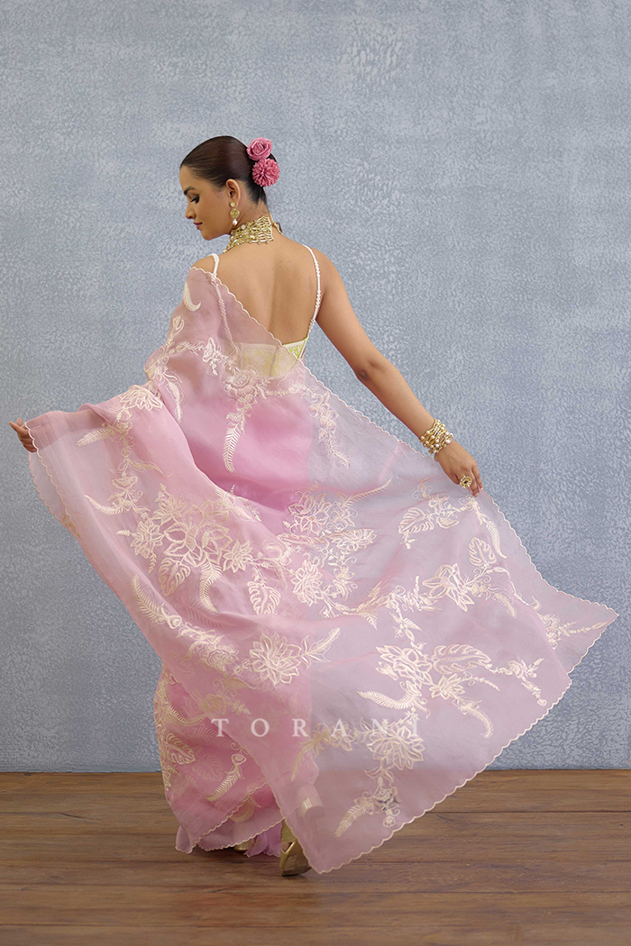 Bakaayan Pankhuri Saree