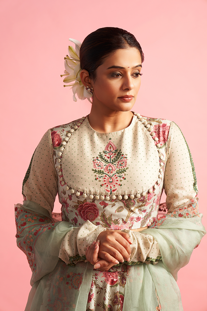 Priya Mani Raj in our Jaituni Bindu Lehenga Set