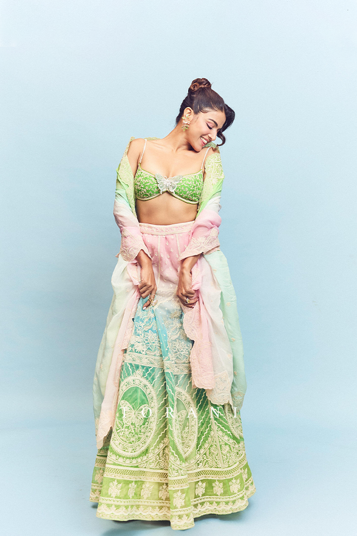 Wamiqa Gabbi in Our Custom Prakriti Ayra Lehenga Set