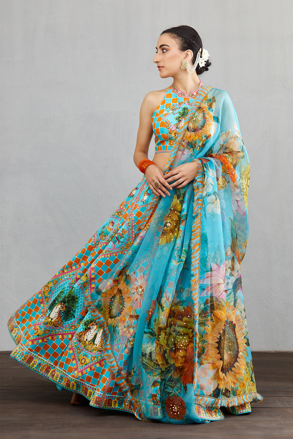 FIROZA CHOKOR PREET LEHENGA SET