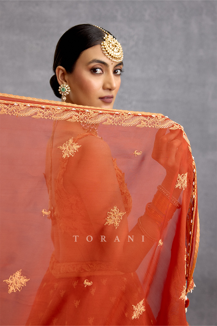 Kunkumi Avani Lehenga Set